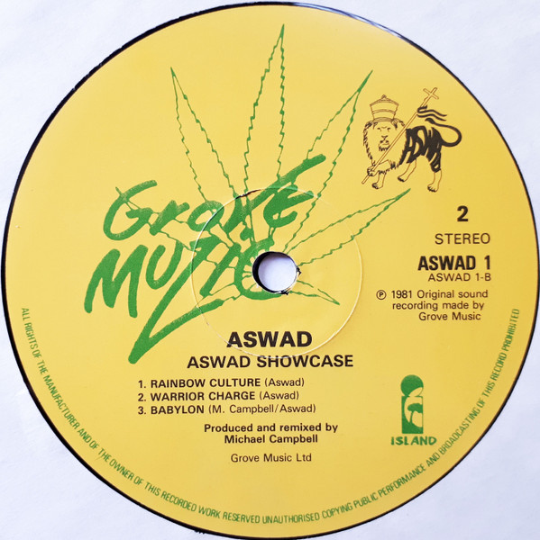 Aswad - Showcase | Grove Music (ASWAD 1) - 4 Aswad - Showcase | Grove Music (ASWAD 1) - 4