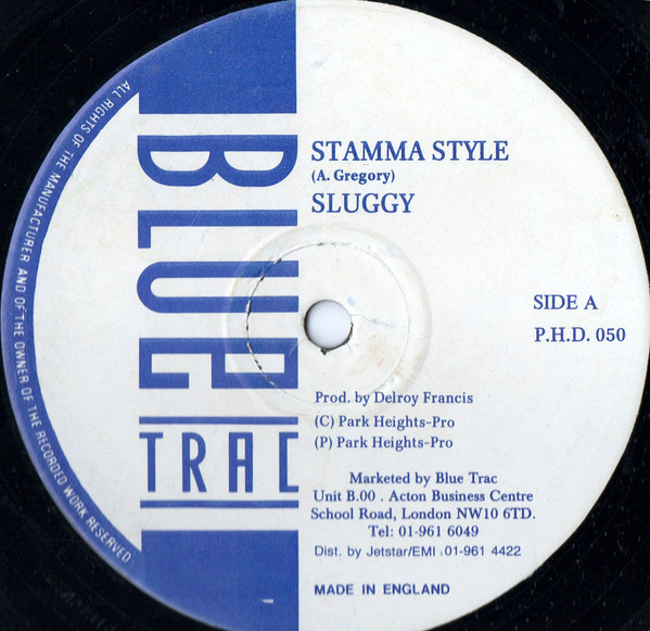 Sluggy Ranks , Sleepy Wonder - Stamma Style / 88 Champion | Blue Trac Records (PHD 050)