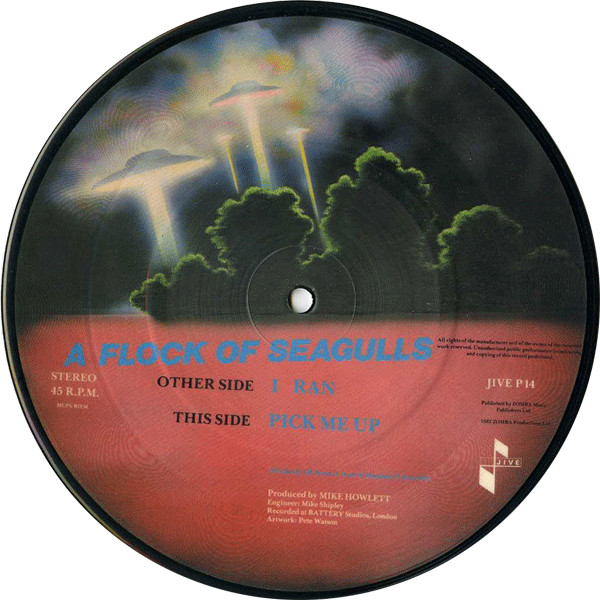 A Flock Of Seagulls - I Ran | Jive (JIVE P 14) A Flock Of Seagulls - I Ran | Jive (JIVE P 14)