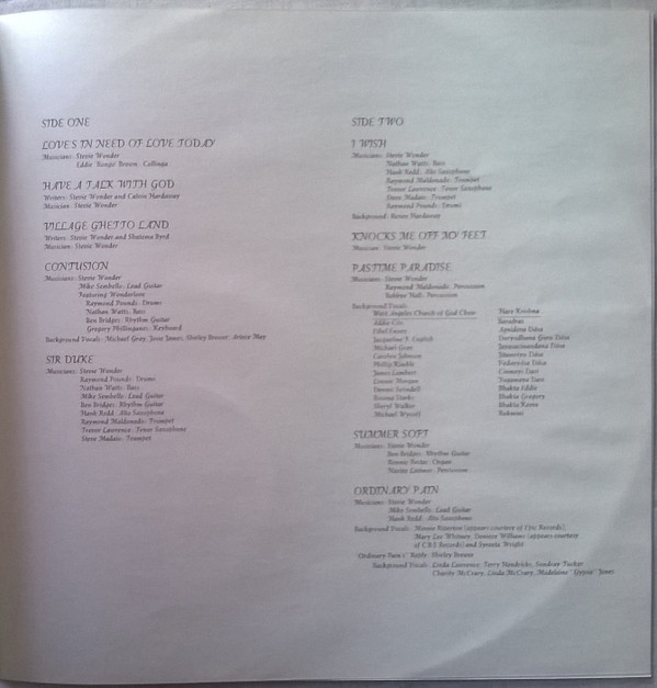 Stevie Wonder - Songs In The Key Of Life | Motown (TMSP 6002) - 27 Stevie Wonder - Songs In The Key Of Life | Motown (TMSP 6002) - 27