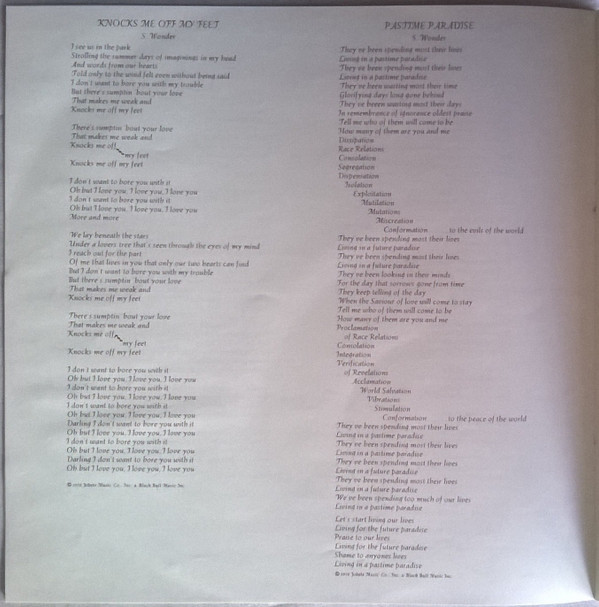 Stevie Wonder - Songs In The Key Of Life | Motown (TMSP 6002) - 18 Stevie Wonder - Songs In The Key Of Life | Motown (TMSP 6002) - 18