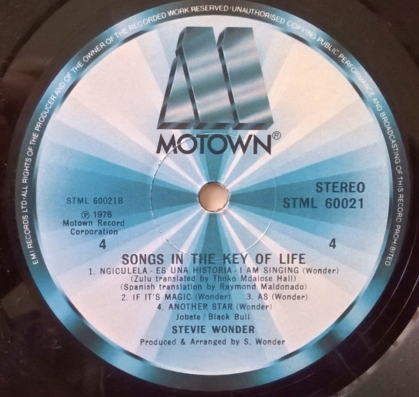 Stevie Wonder - Songs In The Key Of Life | Motown (TMSP 6002) - 10 Stevie Wonder - Songs In The Key Of Life | Motown (TMSP 6002) - 10