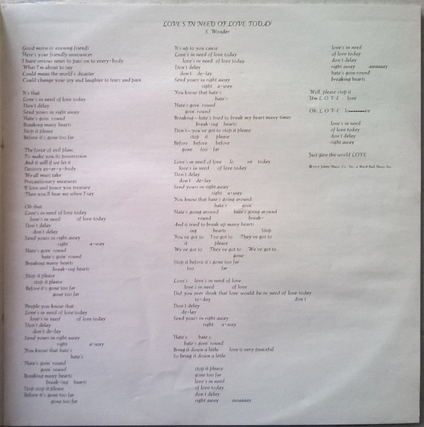 Stevie Wonder - Songs In The Key Of Life | Motown (TMSP 6002) - 15 Stevie Wonder - Songs In The Key Of Life | Motown (TMSP 6002) - 15