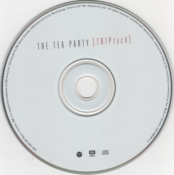 The Tea Party - Triptych [CD] | EMI Music Canada (7243 4 96545 2 5) - 3
