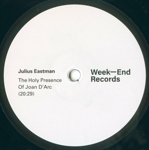 Julius Eastman - Stay On It | Week-End Records (WE1) - 4