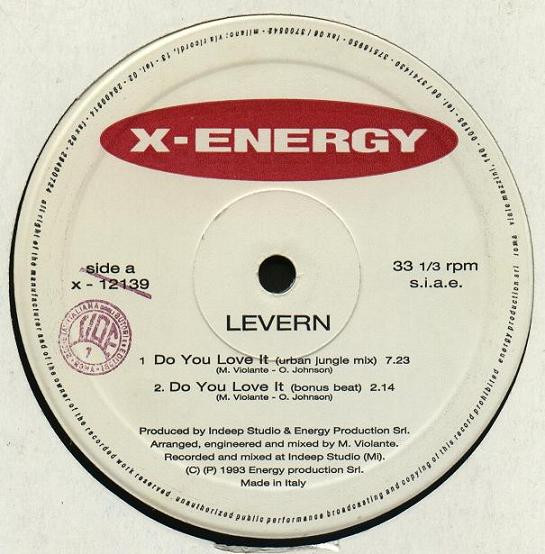 Levern - Do You Love It | X-Energy Records (X-12139) - main