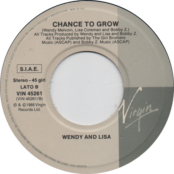 Wendy & Lisa - Sideshow | Virgin (VIN45261) - 4