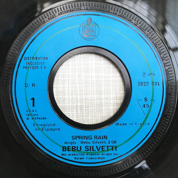 Bebu Silvetti - Spring Rain / Travel Check | Hispavox (2022 031) - 3 Bebu Silvetti - Spring Rain / Travel Check | Hispavox (2022 031) - 3