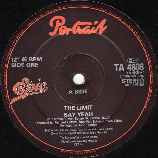 The Limit - Say Yeah | Portrait (TA 4808)