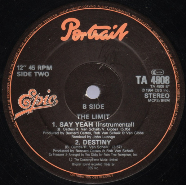 The Limit - Say Yeah | Portrait (TA 4808) - 2