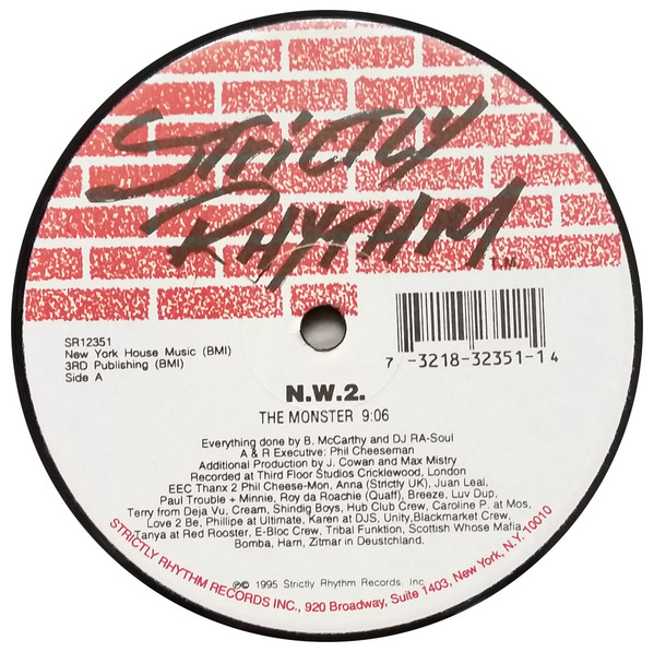 N.W.2. - The Monster | Strictly Rhythm (SR12351)
