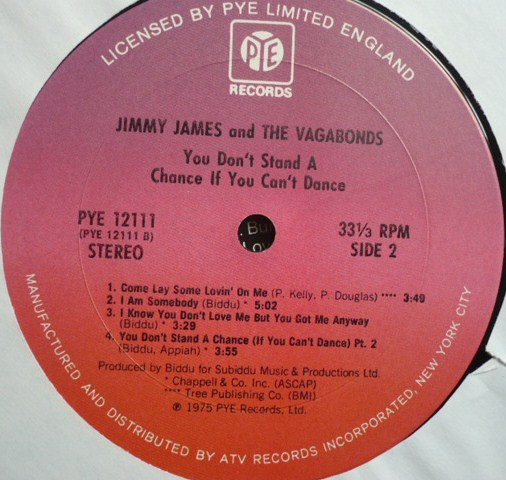 Jimmy James & The Vagabonds - You Don't Stand A Chance If You Can't Dance | Pye Records (PYE 12111) - 4 Jimmy James & The Vagabonds - You Don't Stand A Chance If You Can't Dance | Pye Records (PYE 12111) - 4
