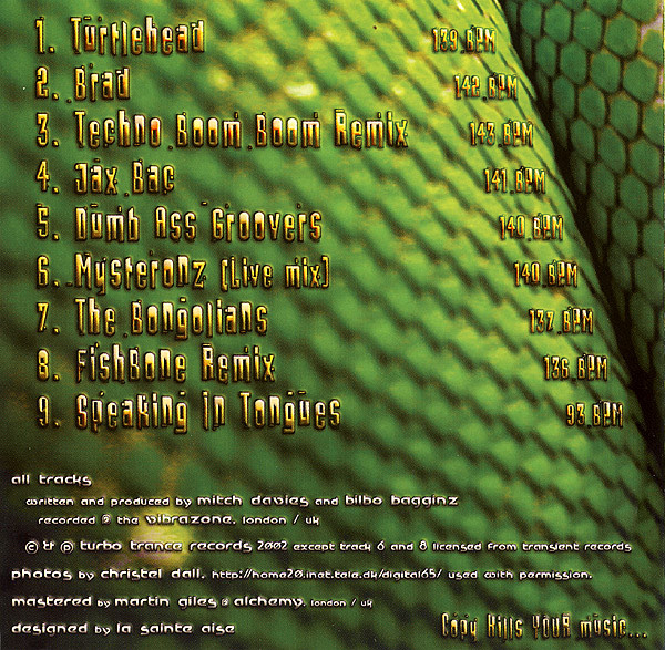 Mumbo Jumbo - Speaking In Tongues | Turbo Trance Records (TTrCD005) - 2