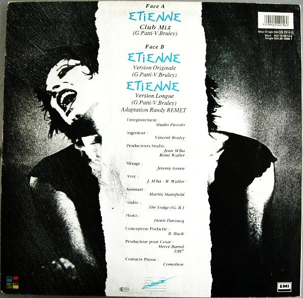 Guesch Patti - Etienne (Dance Mix) | EMI (1C K 060-20 2215 6) - 2