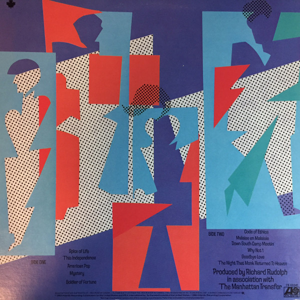 The Manhattan Transfer - Bodies And Souls | Atlantic (78 01041) - 2 The Manhattan Transfer - Bodies And Souls | Atlantic (78 01041) - 2