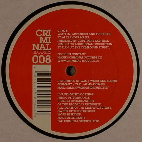 Alexander Maier - Ino | Criminal Records (CRIMINAL RECORDS 008) - 2