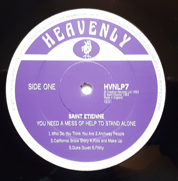 Saint Etienne - You Need A Mess Of Help To Stand Alone | Heavenly (HVNLP 7) - 3