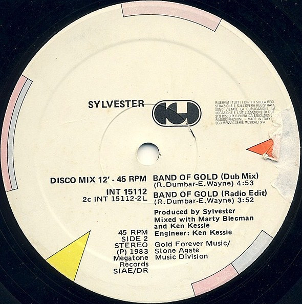 Sylvester - Band Of Gold | CGD (INT 15112)