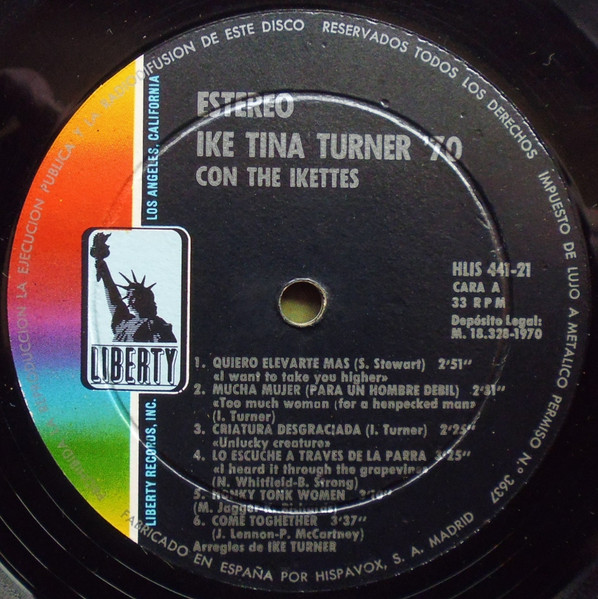Ike & Tina Turner And The Ikettes - Come Together | Liberty (HLIS 441-21) - 3