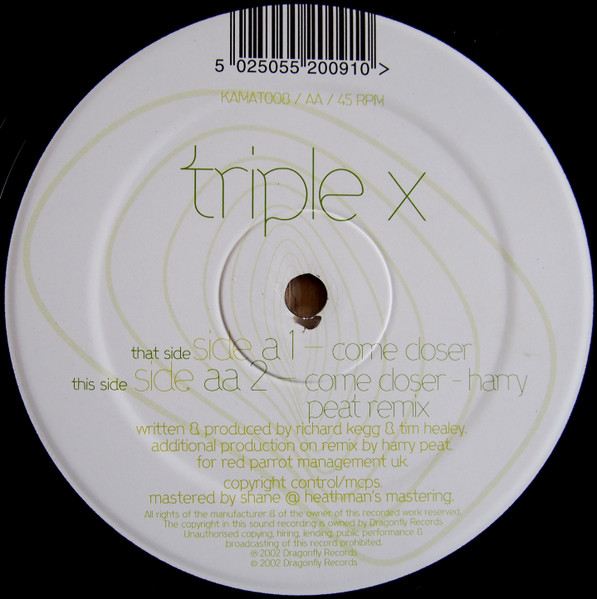 Triple X - Come Closer | Kamaflage (KAMAT 008) - main