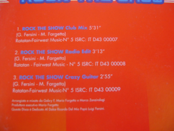 Gabriele Fersini - Rock The Show | Hands Up Records (HUX 01) Gabriele Fersini - Rock The Show | Hands Up Records (HUX 01)