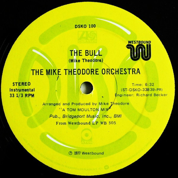 The Mike Theodore Orchestra - The Bull | Atlantic (DSKO 100) - 2