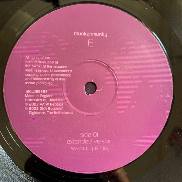 Drunkenmunky - E | All Around The World (12 GLOBE 285) - 3 Drunkenmunky - E | All Around The World (12 GLOBE 285) - 3