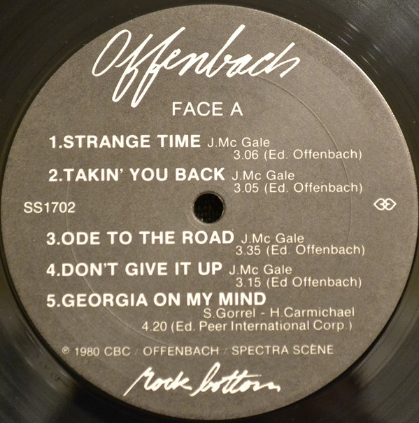 Offenbach - Rock Bottom | Spectra Scène (SS 1702) - 3