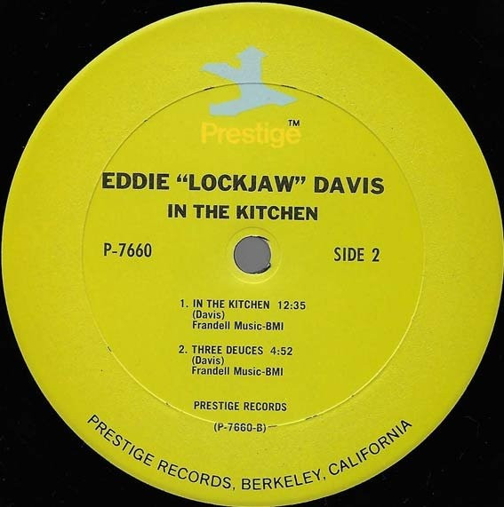 Eddie "Lockjaw" Davis - In The Kitchen | Prestige (PR 7660) - 4