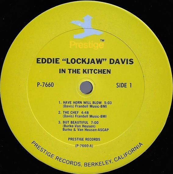 Eddie "Lockjaw" Davis - In The Kitchen | Prestige (PR 7660) - 3