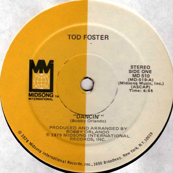 Tod Foster - Dancin' / I Fell In Love With An Angel | Midsong International (MD 510) - main Tod Foster - Dancin' / I Fell In Love With An Angel | Midsong International (MD 510) - main