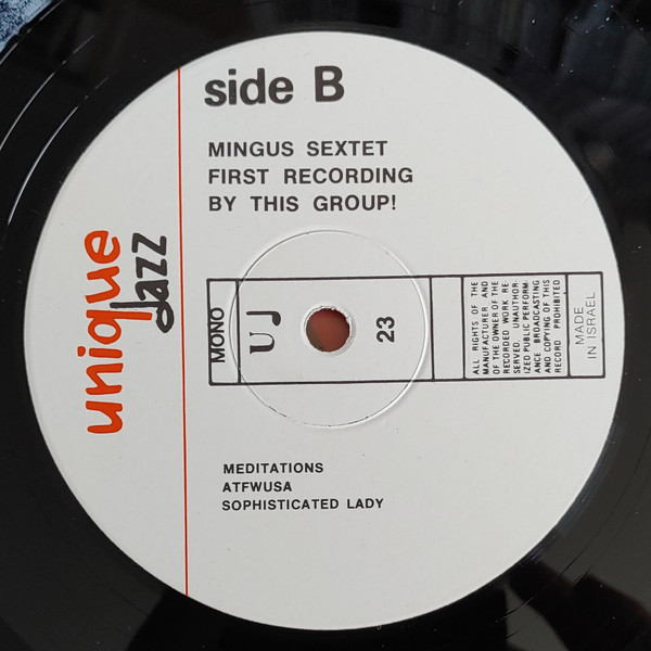 Charles Mingus Sextet - Live In Europe! | Unique Jazz (U♩ 23) - 4