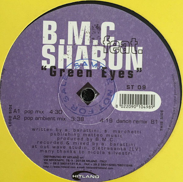 B.M.C.  &  Sharon - Green Eyes | Stomp! (ST 09)