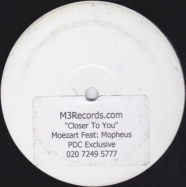 Moezart Feat: Mopheus - Closer To You | M3 Records (SNUG - 007)