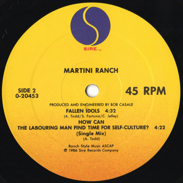 Martini Ranch - How Can The Labouring Man Find Time For Self-Culture? | Sire (0-20453) - 2