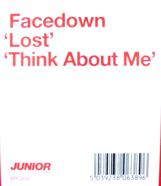 FaceDown - Lost / Think About Me | Junior London (BRG030) - 4