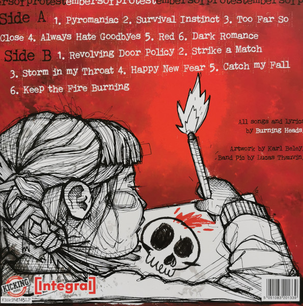 Burning Heads - Embers of Protest | Kicking Records (Kicking145LP) - 2
