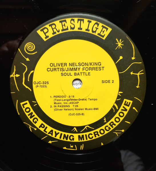 Oliver Nelson , King Curtis , Jimmy Forrest - Soul Battle | Original Jazz Classics (OJC-325) - 4