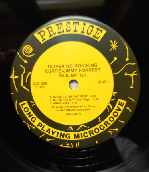 Oliver Nelson , King Curtis , Jimmy Forrest - Soul Battle | Original Jazz Classics (OJC-325) - 3