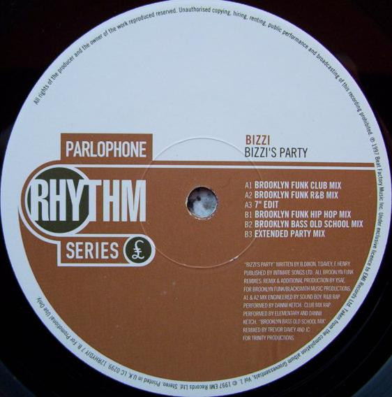 Bizzi - Bizzi's Party | Rhythm Series (12 RHYDJY 7) - 2 Bizzi - Bizzi's Party | Rhythm Series (12 RHYDJY 7) - 2