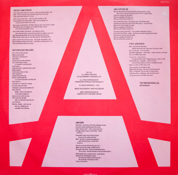 Jethro Tull - A | Chrysalis (CDL 1301) - 4