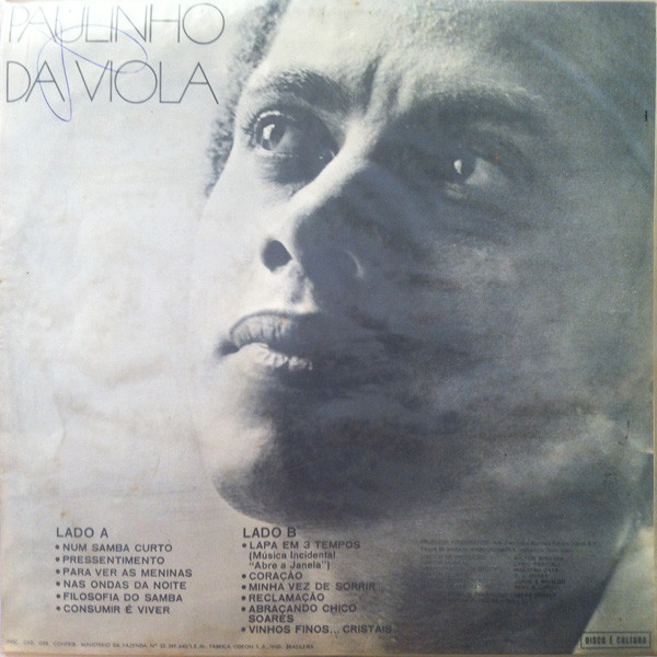 Paulinho Da Viola - Paulinho Da Viola | Odeon (MOFB 3670) - 2