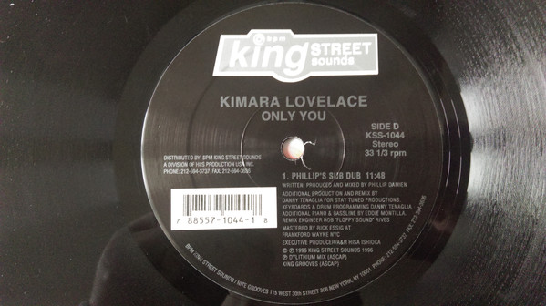Kimara Lovelace - Only You | BPM King Street Sounds (KSS-1044) - 5 Kimara Lovelace - Only You | BPM King Street Sounds (KSS-1044) - 5
