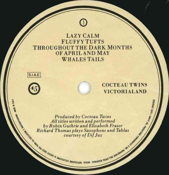 Cocteau Twins - Victorialand | 4AD (CAD 602) - 3 Cocteau Twins - Victorialand | 4AD (CAD 602) - 3