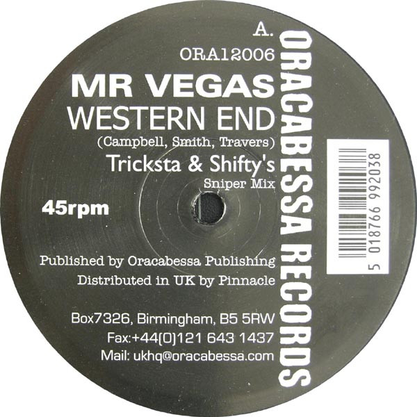 Mr. Vegas - Western End (Remix) | Oracabessa Records (ORA12006)