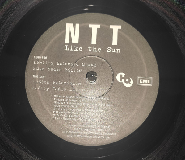 NTT - Like The Sun | HQ (7243 8 79073 6 2)