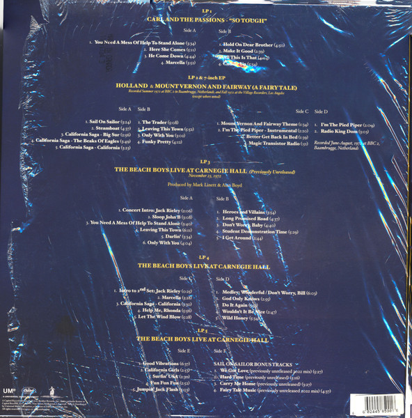 The Beach Boys - Sail On Sailor •1972• | Brother Records (B0035743-01) - 2