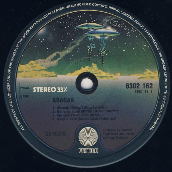 Genesis - Abacab | Vertigo (6302 162) - 3