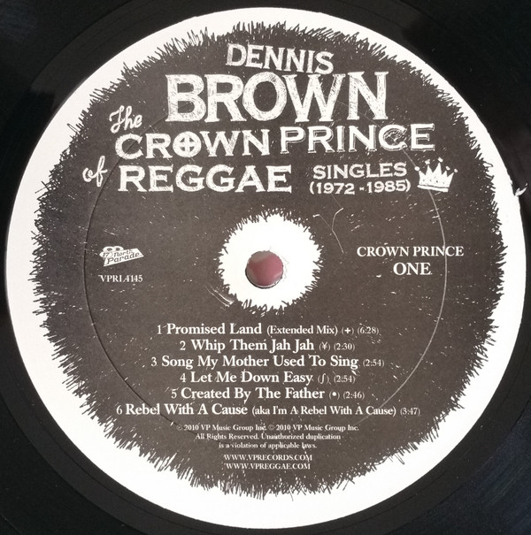 Dennis Brown - The Crown Prince Of Reggae: Singles (1972-1985) | 17 North Parade (VPRL4145)
