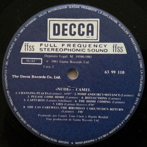 Camel - Nude | Decca (TXS 3208) - 4 Camel - Nude | Decca (TXS 3208) - 4
